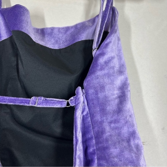 NWT Rag & Bone Juliette Velvet Violet Mini Dress Size 2 - Picture 8 of 11